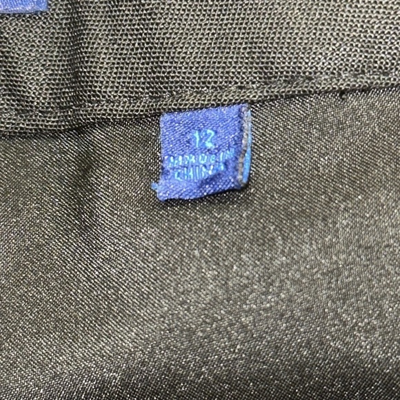 Martin + Osa Wool Black Wide-leg Dress Career Trousers Size 12 - Picture 7 of 9